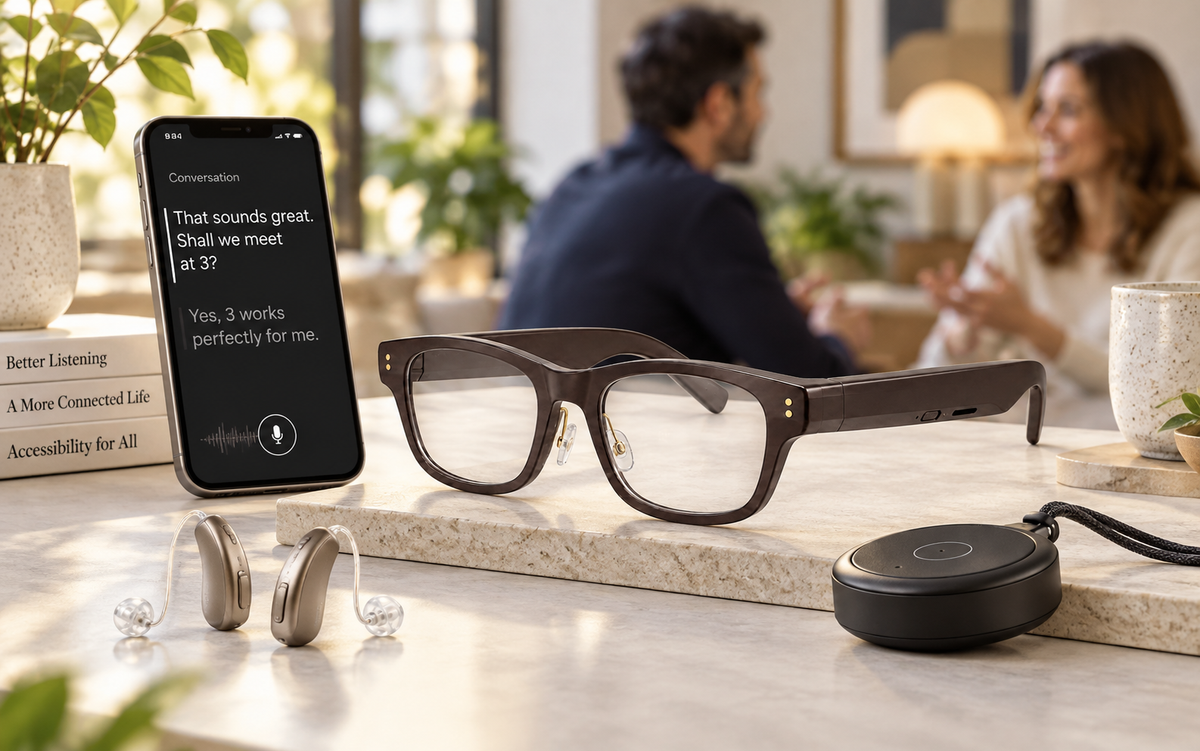 Best Devices for People with Hearing Loss: A Guide to Hearing Aids, Caption Glasses and More
